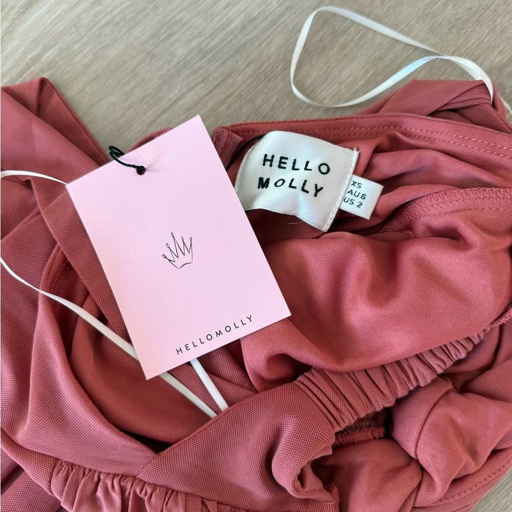 New Hello Molly Plum Maxi Dress - Picture 3 of 5